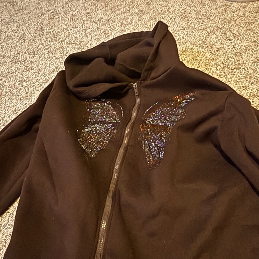 Brown jacket with butterfly 4xl